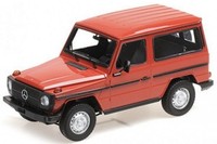 Mercedes BM460 G-Modell Kurz Rot Modellauto 155038002 Minichamps 1:18