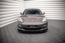 Front Ansatz V.2 für Porsche Panamera / PanameraDiesel970 Spoilerschwert Schwarz