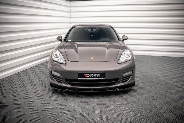 Front Ansatz V.2 FüR Porsche Panamera / Panameradiesel970 Spoilerschwert Schwarz-image