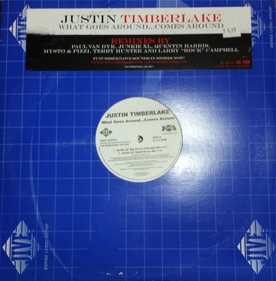 Justin Timberlake - What Goes Around...Comes Around (Remixes) (2x12'', Promo) (Ne