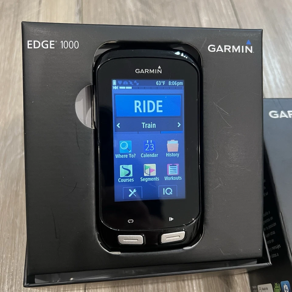 Garmin Edge 1000 Touchscreen GPS Bike Cycle Computer Barely Used Clean - Image 2 of 4