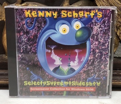 Rare Collectible KENNY SCHARF'S Screensaver Collection Windows 95/98 LiquidArt
