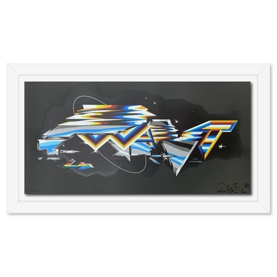 Felipe Pantone Pant1 25 Years FRAMED Hand Pulled Silkscreen UV #'d Print Signed