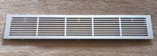 Vent Grill Kitchen Bedroom Plinth Worktop Heat 500 x 86mm Aluminium Silver