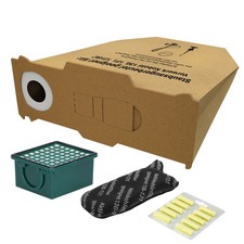 Set 10 sacchetti polvere + filtro + profumo adatti per Vorwerk Folletto VK 130/131