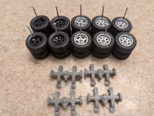 HoT 5 Swap sets Wheels all terrain Tire ri1/64 Off rd Truck Real Riders Free kit