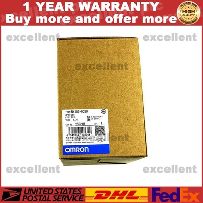 One OMRON NX102-9020 CPU Unit New In Box Fast Shipping