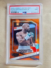 PSA 9 Combat Antology 2025 Floyd Mayweather Jr. Orange 69/99