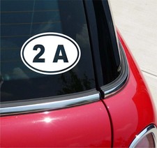 Euro 2 A Second Amendment Gun Ownership Graphic Decal Sticker Oval Not Two Color Euro 2 A Second Amendment Gun Ownership Graphic Decal Sticker Oval Not Two Color