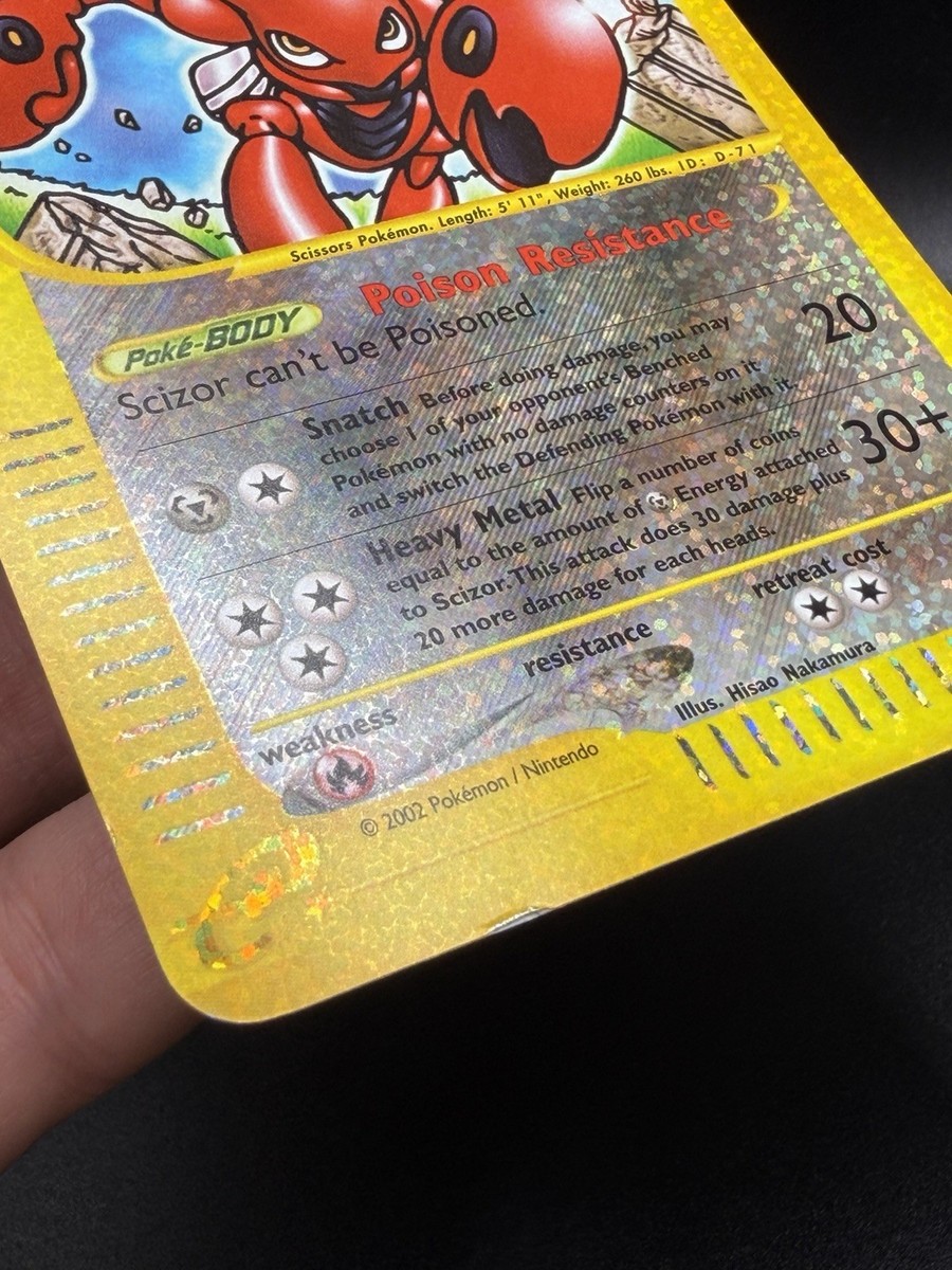 Scizor 007/012 Jumbo Cards Reverse Holo for sale online | eBay