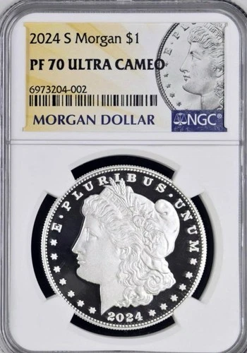 2024 S Morgan Silver Dollar PF70 Ultra Cameo NGC