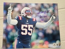josh Uche signed autographed 8x10 photo with do your job beckett witness