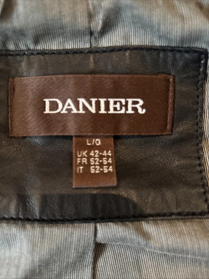 Chaqueta de cuero Danier para hombre Foto 3 de 4