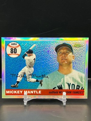 2006 Topps Chrome Mickey Mantle #MHRC80 Home Run History Refractors #/500