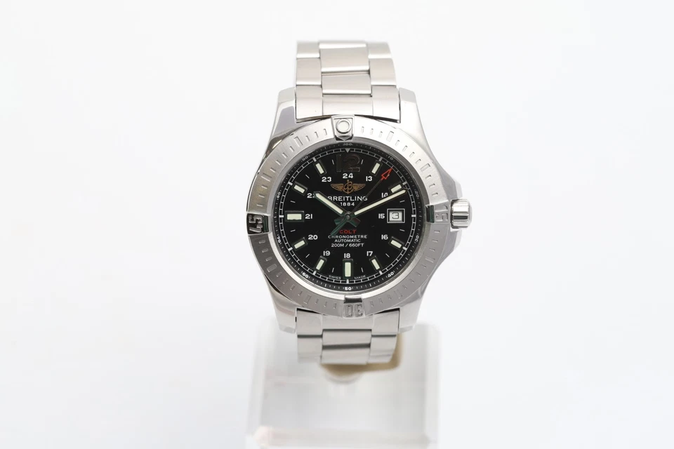 Breitling Colt Black Dial 44mm A1738811/BD44 Automatik Stahl Herrenuhr - Bild 3 von 4