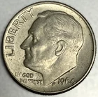 1964-D Roosevelt Dime - Circulated Condition - 90% Silver - US Coin - 3205