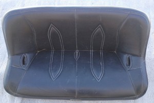 BEARD 42" WIDE BLACK VINYL REAR SEAT BENCH ATV UTV QUAD POLARIS YAMAHA UNIVERSAL