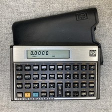 Vintage HP 15C Scientific Calculator Case New Batteries 1984 Hewlett Packard