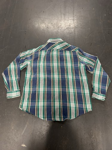 Polo Ralph Lauren Outfitters Men’s Flannel Shirt Plaid Blue/Green Size XL Hiking - Picture 6 of 6