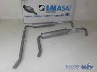 Imasaf Auspuffset Endtopf Links+Rechts für Lancia Flaminia 2.5 Berlina 1957-1970