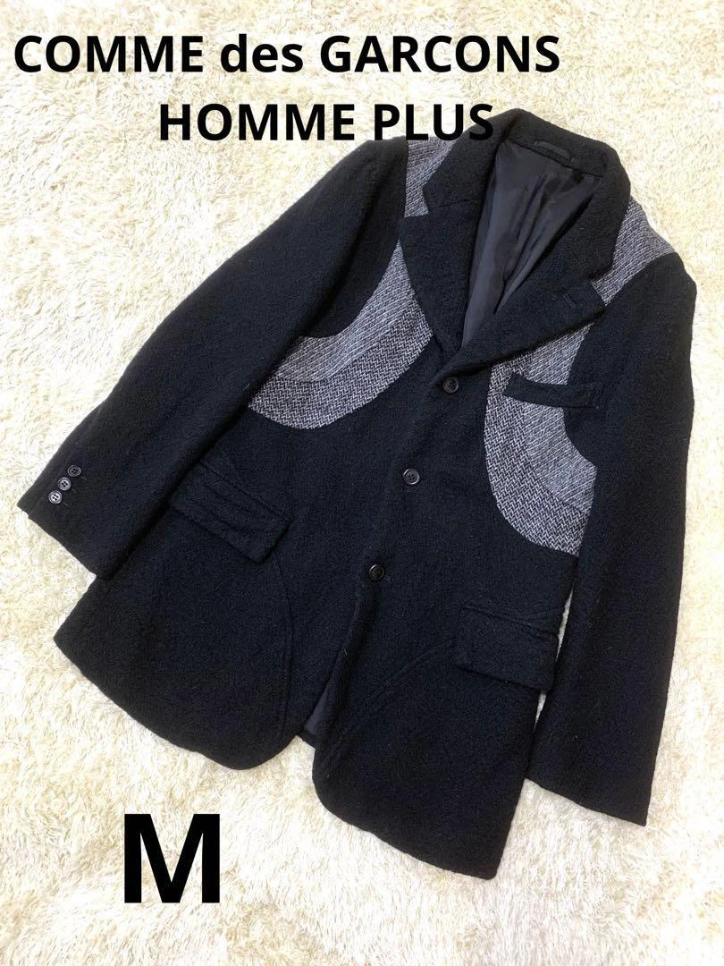 Comme des Garcons Homme Plus jacket tweed size M black from Japan