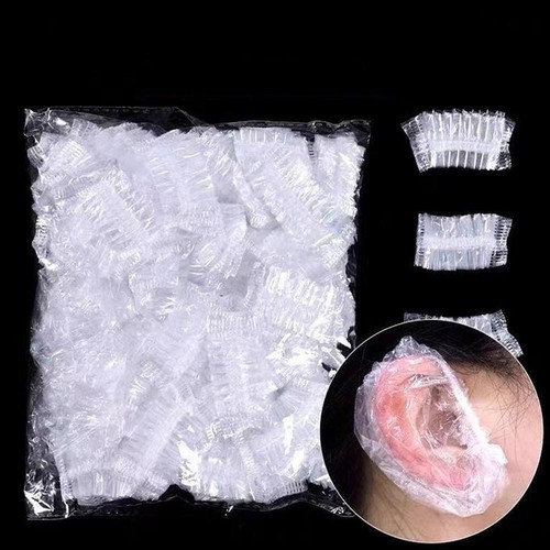 100 Pack Disposable Waterproof Earmuffs For Shower Protector Caps Ear L5 G8S2 - Picture 16 of 16