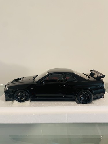 1:18 Nissan Skyline GT-R R34 Z-Tune 2005 negro modelo coche tipo 77463 - Imagen 2 de 11