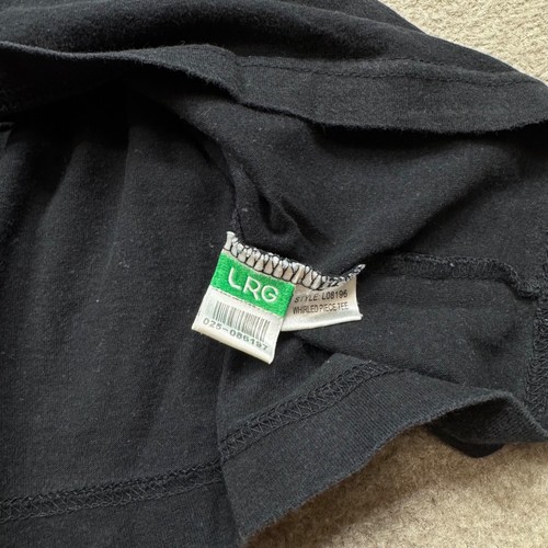 Lifted Research Group LRG Mens Shirt Black L Short Sleeve Vintage Streetwear Y2K - Picture 8 of 9