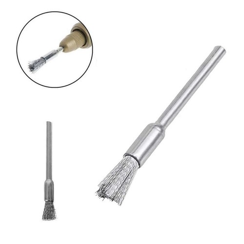 5-50PCS Wire Steel Brushes Polishing Brush Wheels Set for Dremel Rotary Die Tool - Bild 6 von 12