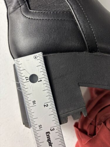 Soda Native Woman Chunky Double Stack Platform Heel High Chelsea Bootie Sz 6 - Picture 11 of 19