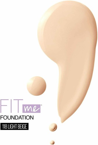 MAYBELLINE Fit Me Luminous + Smooth SPF-18 Liquid Foundation 30ml *CHOOSE SHADE* - Picture 14 of 27
