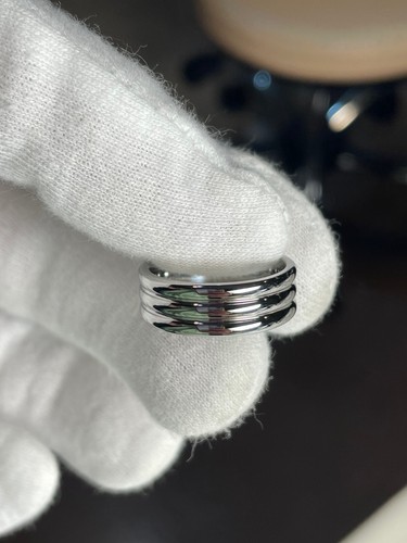 Polished Solid Titanium Band, 7mm Wedding Ring, Made to Order - Picture 5 of 8