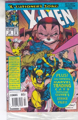 MARVEL COMICS X-MEN VOL. 2 #14 NOVEMBER 1992 VERPACKT MIT KARTE SCHNELL P&P