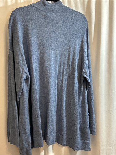 Onia Designer Sarah Baumwolle Kaschmir Cardigan indischer Sommer offen Pullover L $ 225 - Bild 6 von 9