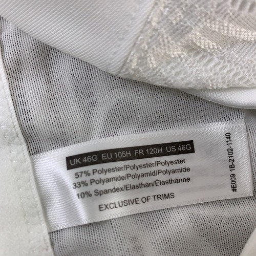 SHUYANG Women's Size 46G White Underwire Front Closure Unlined Bra NWT - Picture 3 of 7