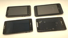 Lot of 3 Motorola (2 Razr's & 1 Bionic) 1 Htc Smartphones For Parts, Untested
