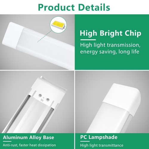 30cm-150cm LED moisture room light tubes fluorescent tube tub light workshop - Picture 72 of 135