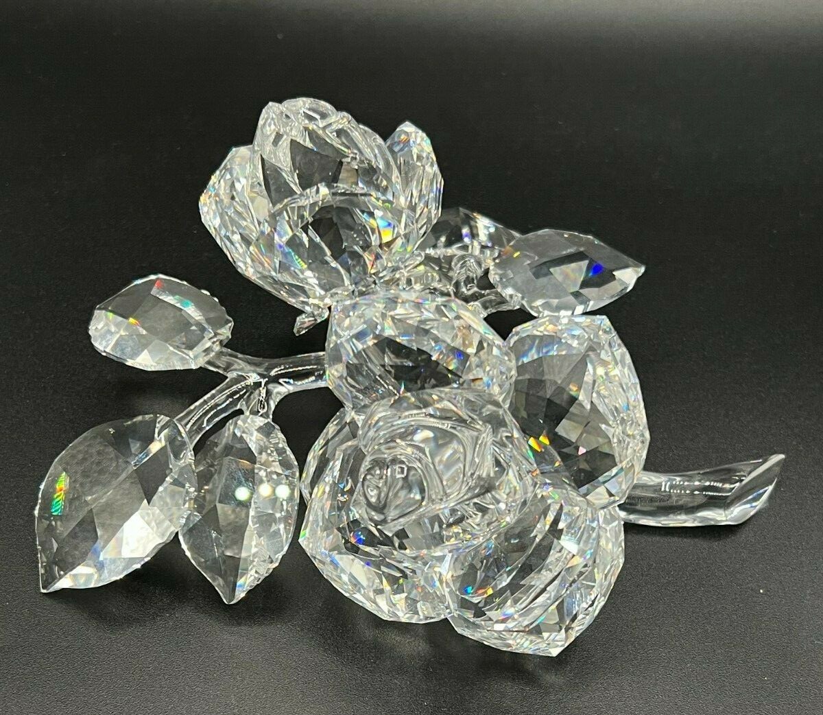 Swarovski クリスタルフラワー SWAROVSKI ROSES #890285 With COA and original box | eBay