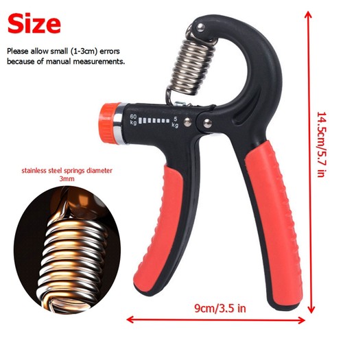 2er Pack Hand Grip Kraftverstärker Trainer Greifer verstellbar Gym Exerciser - Bild 4 von 24