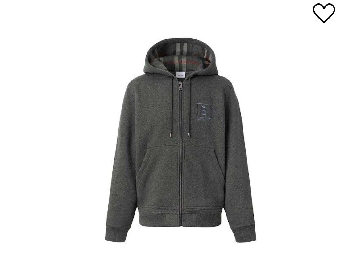 Burberry Gray Hoodies for Men for Sale | Shop Men's Athletic