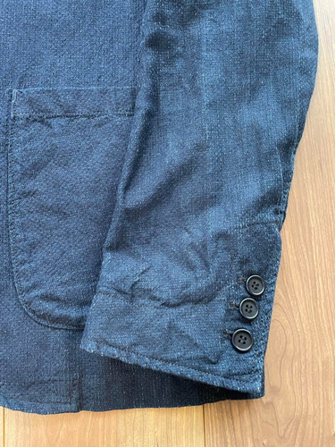 FREEMANS SPORTS CLUB Indigo Sashiko Blazer Jacke Größe L Japan Made - Bild 7 von 10