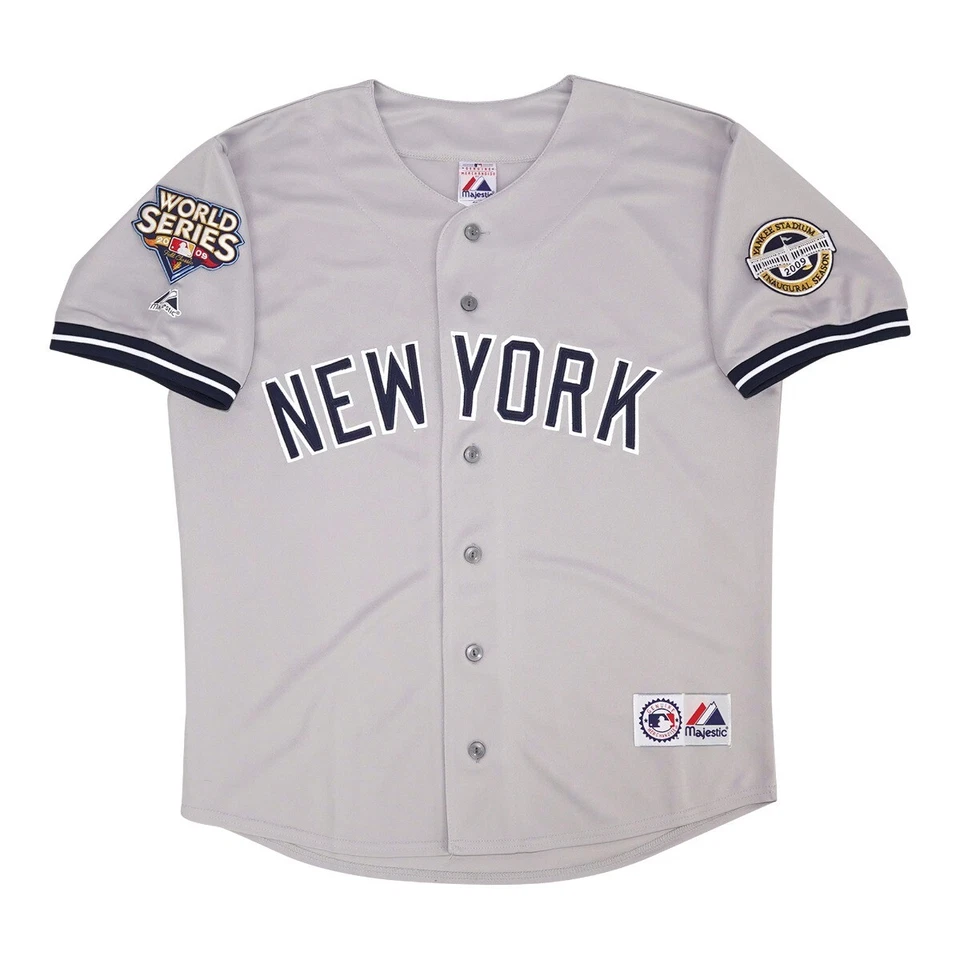 Camiseta deportiva de carretera CC Sabathia 2009 New York Yankees Serie Mundial para hombre (S-3XL) Foto 2 de 4