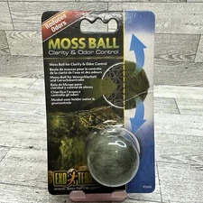 Exo Terra Moss Ball Clarity and Odor Control Brand New Sealed Fast Free Shipping