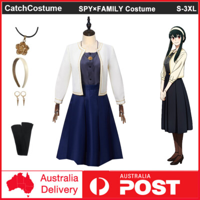 Anime SPY×FAMILY Yor Forger Briar Cosplay Costume Full Set Daily Uniform Dress