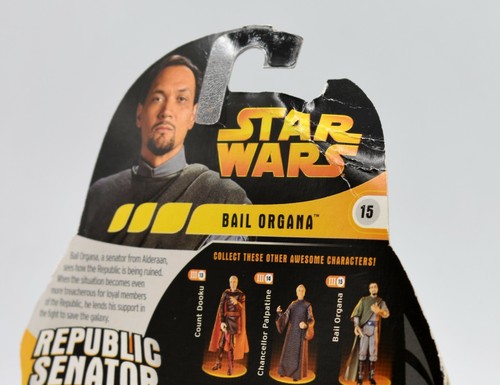 Star Wars Revenge of The Sith - Republic Senator Bail Organa Action Figure - Picture 4 of 4
