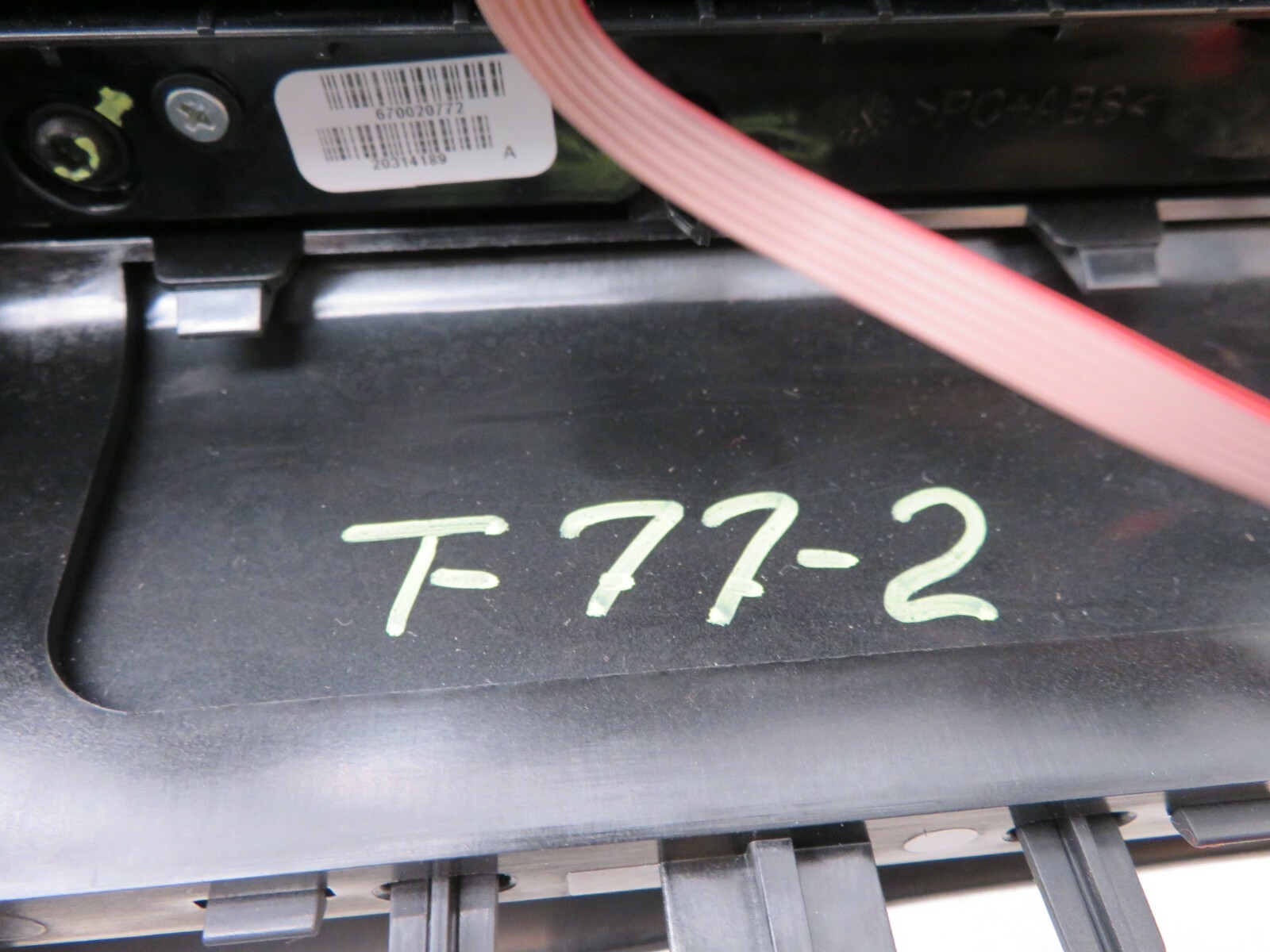 2014-2017 MASERATI GHIBLI SQ4 AM FM AUDIO PLAYER RECEIVER SWITCH PANEL TRIM OEM