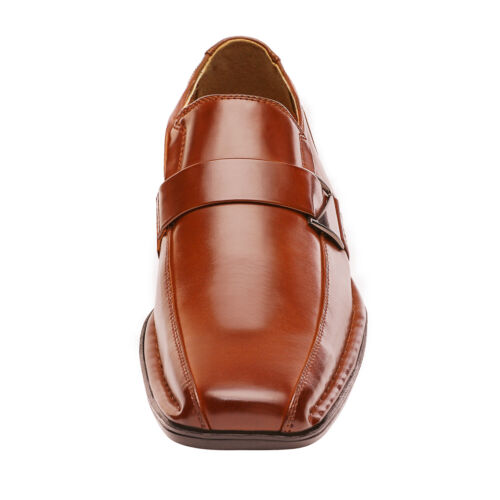 Men's Loafers Dress Classic Square Toe Formal Oxfords Slip On Shoes 6.5-13 - Picture 22 of 31