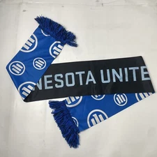 Minnesota United FC MLS Allianz Field Soccer Scarf MNUFC Adult Size Black Blue