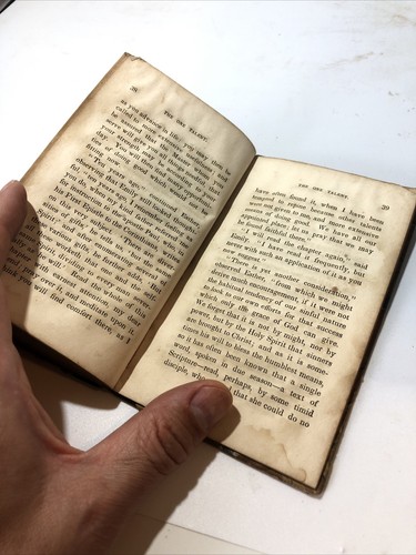 Antique Massachusetts Sabbath School Society Christian Book 1844 The One Talent - Picture 8 of 12