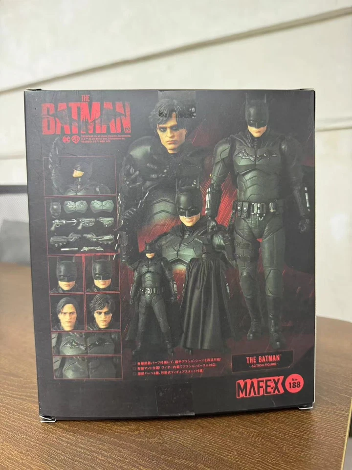Nuevo Mafex 188 La Película Batman 2022 Nuevo Batman 6 Pulgadas En Stock Foto 2 de 4